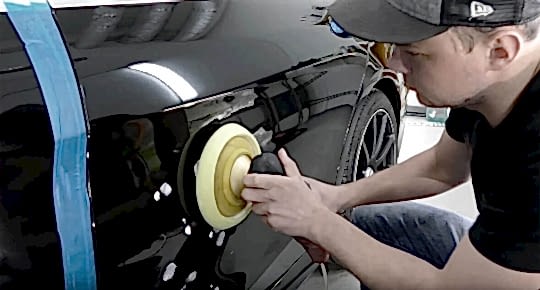 полировка царапин автомобиля